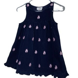 Rare Editions Vintage Girls Corduroy Ballet Slippers Dress Size 5